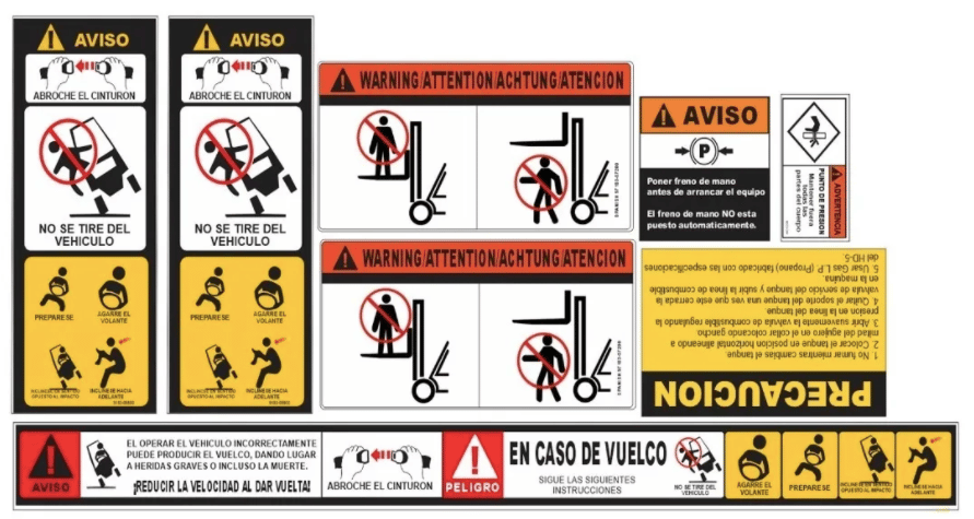 seguridad para operar montacargas